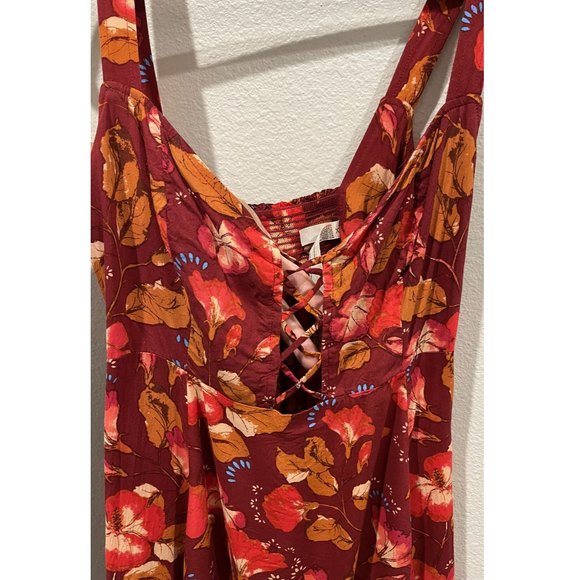 FREE PEOPLE Lattice Lovers Lace-Up Mini Dress - Picture 5 of 7